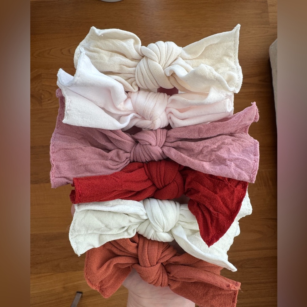 Set of 6 Baby Bling head band bows